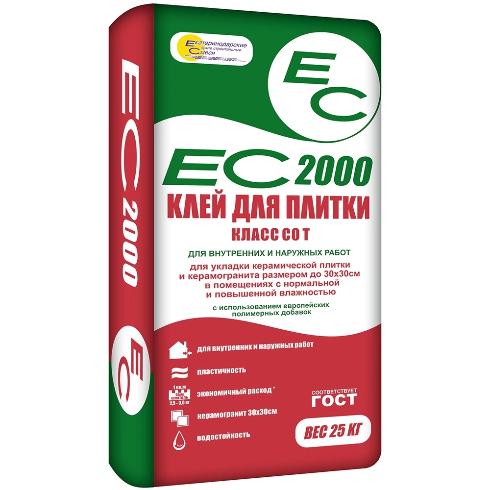 ЕС Клей для плитки 2000 25 кг