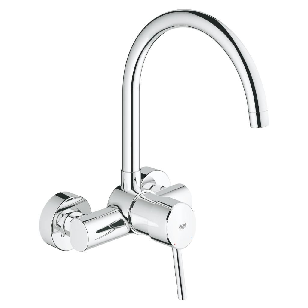 Смеситель для мойки GROHE CONCETTO настенный 32667001