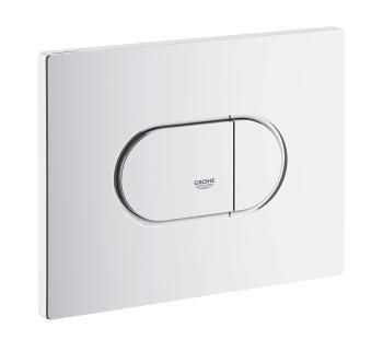 Клавиша двухрежимная GROHE Arena Cosmo 156*197 горизонтальная белая 38858SH0