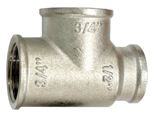 Тройник 3/4"х3/4"х1/2"