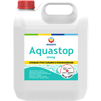 Грунт Eskaro Aquastop Strong 10 л