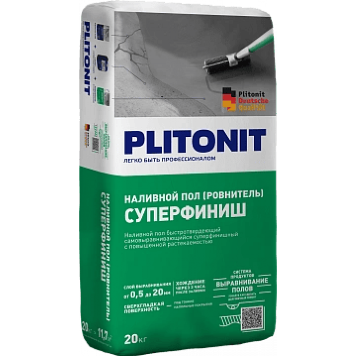 PLITONIT СУПЕРФИНИШ Наливной пол, 20 кг