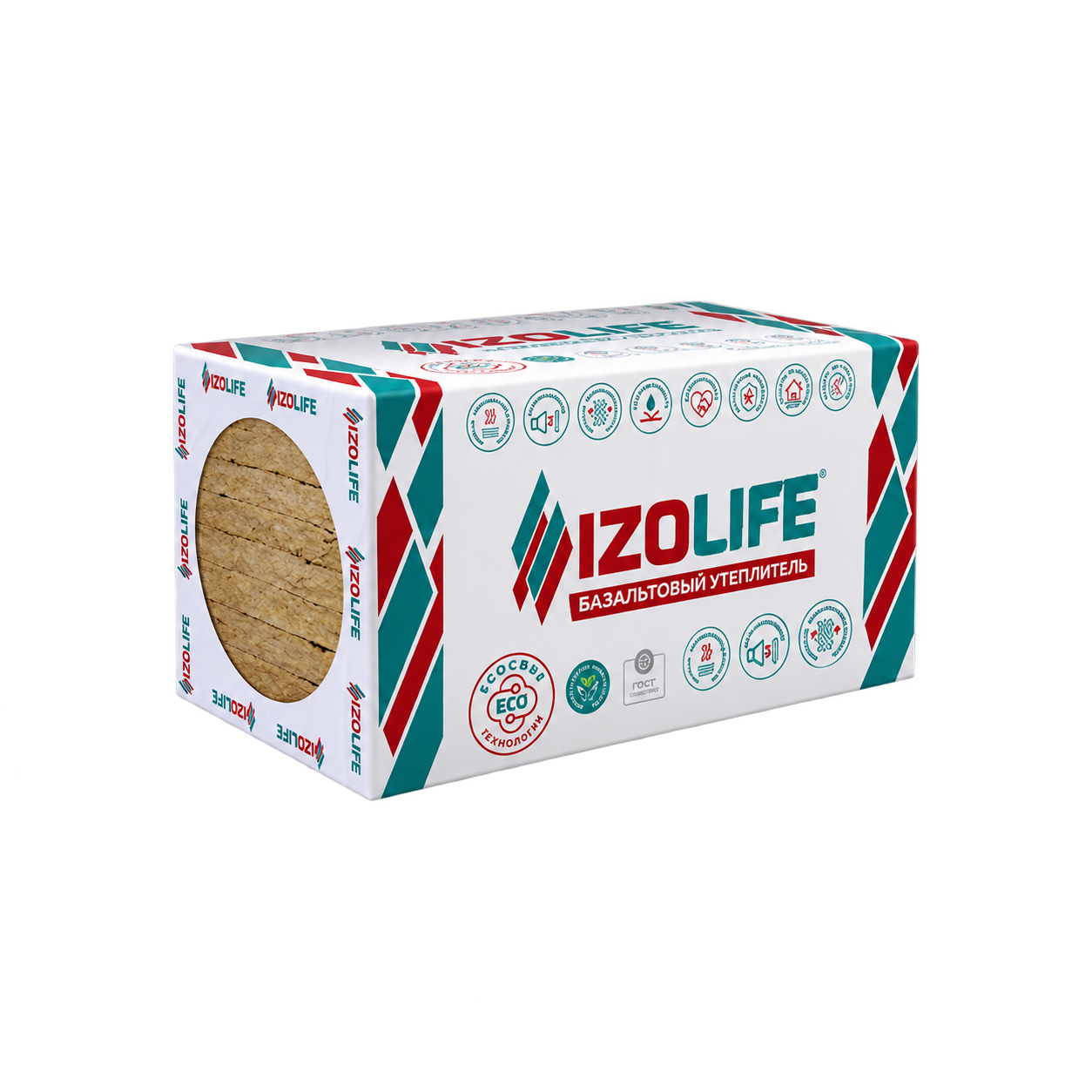 Утеплитель IZOLIFE LIGHT 25 1200*600*100 мм 6 плит