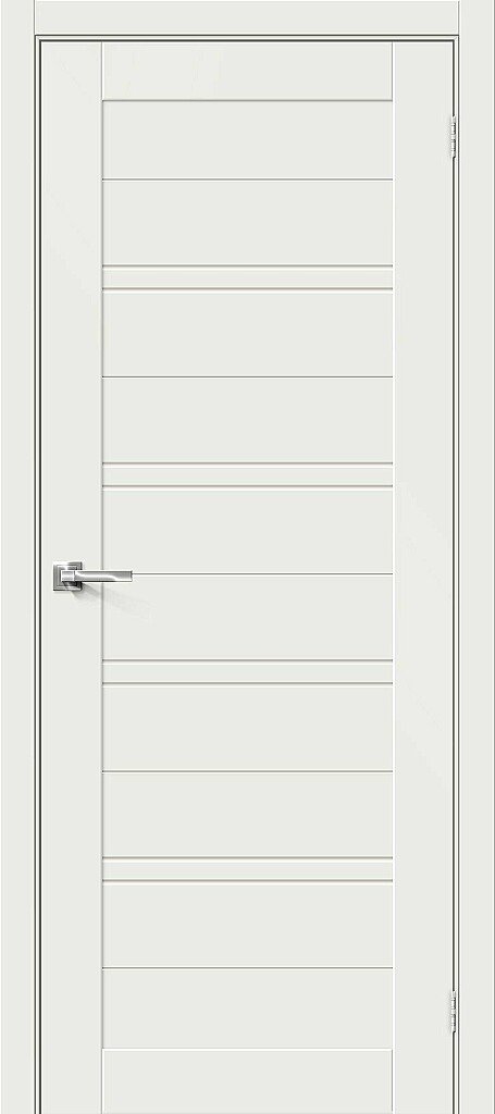 Дверь межкомнатная полотно Браво-28 эмалит White Matt 2000x800 мм
