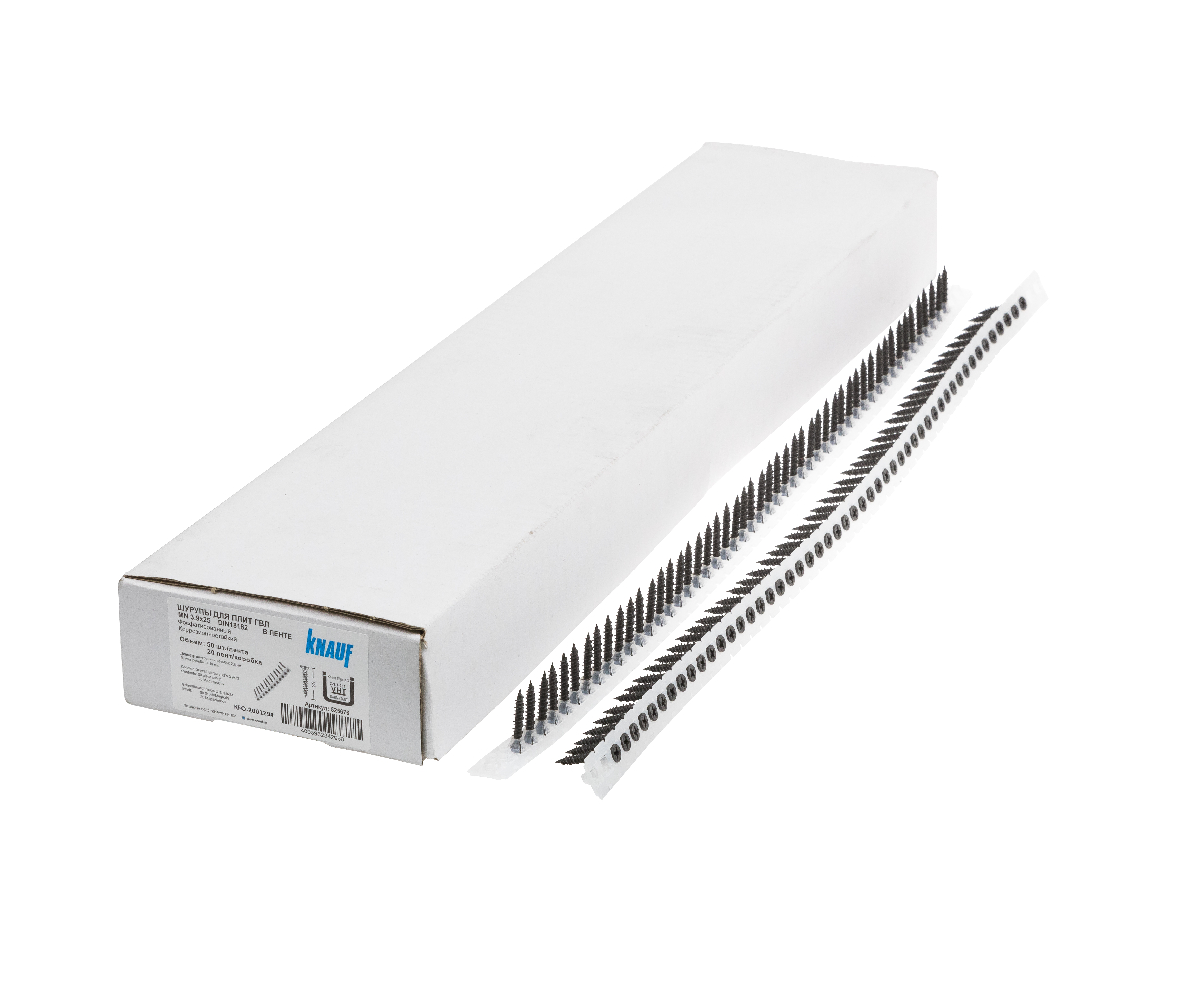 Шуруп в лентах для ГВЛ KNAUF 3,9*35 мм (60 шт)