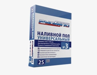 РУСГИПС NO 3 Пол наливной универсальный, 25 кг