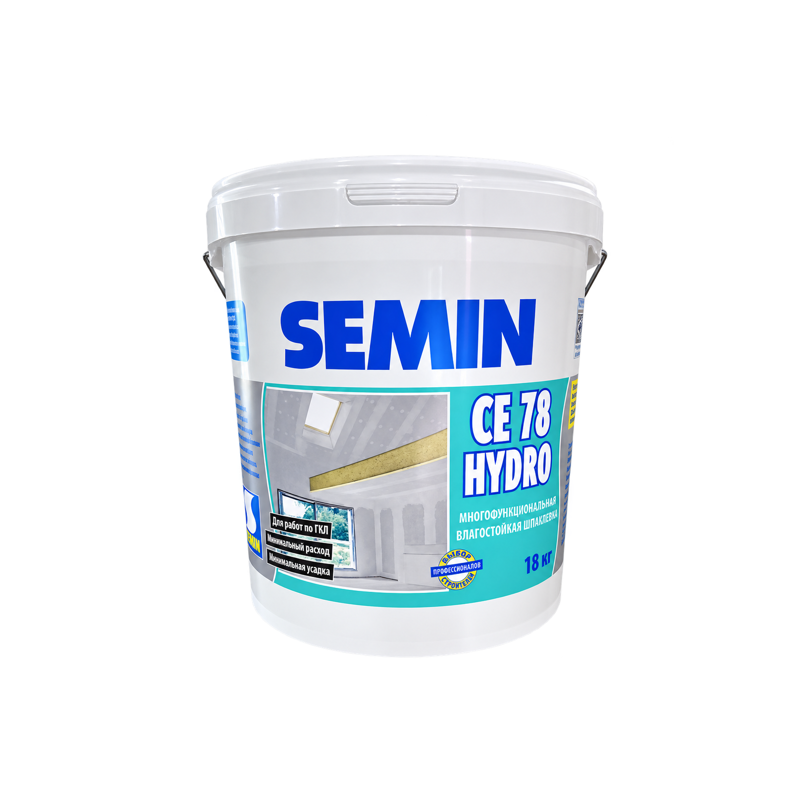 Шпатлевка многофункциональная легкая, влагостойкая CE 78 HYDRO SEMIN 20 кг