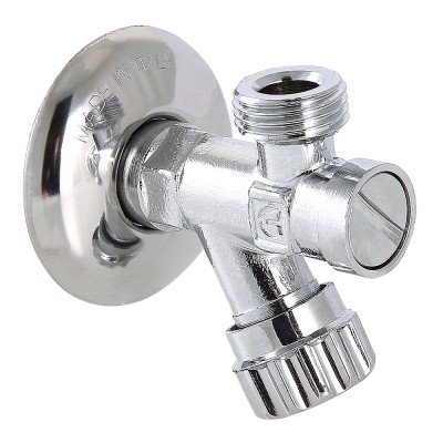 Вентиль угловой Valtec с фильтром для сантехприборов 1/2"x3/4"