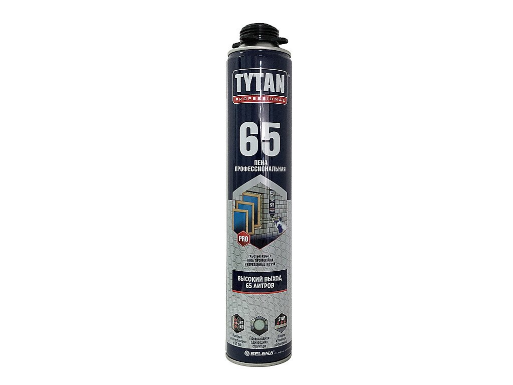 Пена монтажная профессиональная Tytan 65, 750 мл