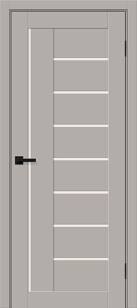 Дверь межкомнатная полотно Браво-29 пэт Grey Silk 1900x550 мм