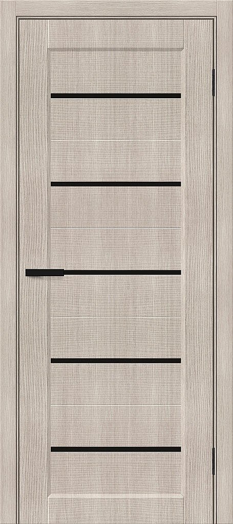 Дверь межкомнатная полотно Мода-22 Black Shine эко шпон Cappuccino Melinga 2000x600 мм