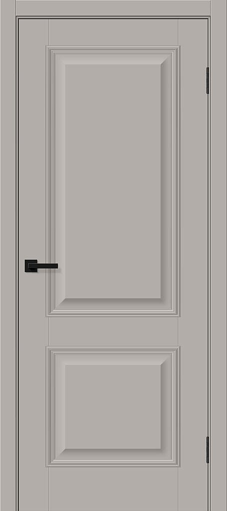 Дверь межкомнатная полотно Классик-12 пэт Grey Silk 2000x800 мм