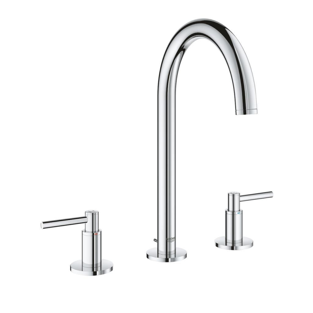 Смеситель для умывальника GROHE ATRIO на 3 отверстия, донный клапан 20009003
