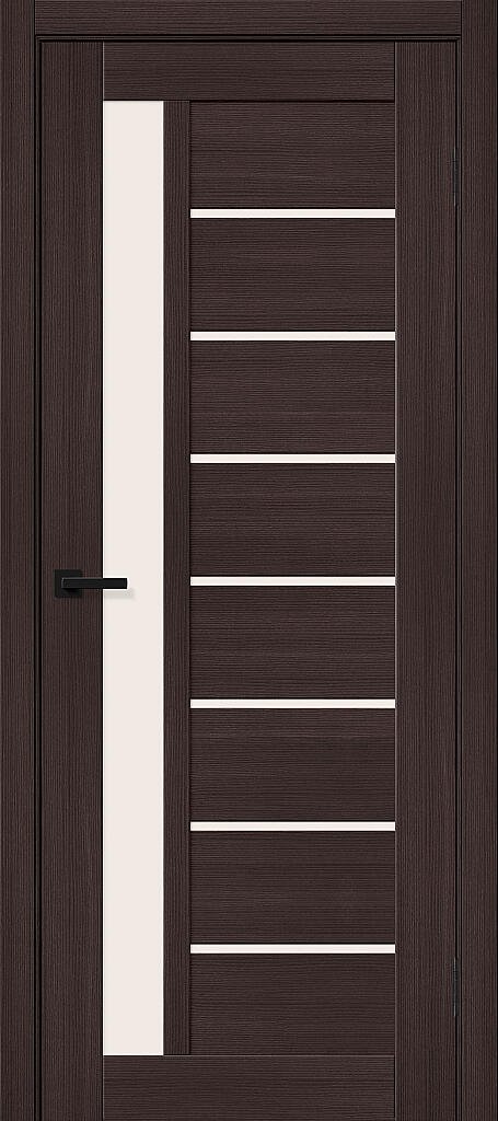 Дверь межкомнатная полотно Браво-27 эко шпон Wenge Melinga 2000x600 мм Magic Fog