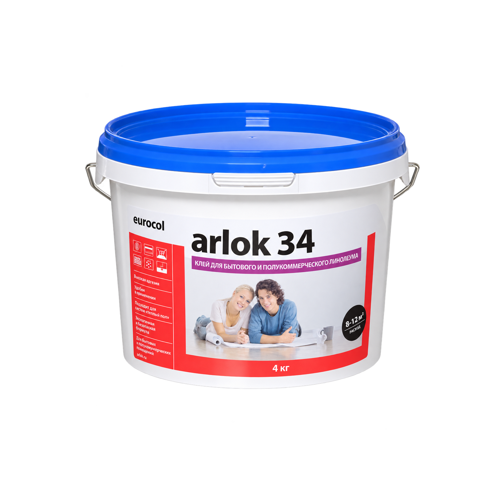 Клей Arlok 34 водно-дисперсионный 4 кг