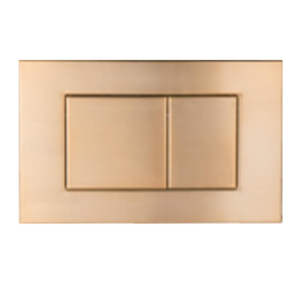 Клавиша CORSO 606 pneumoplate (нержавеющая) (2 режима), для монтажной системы золото