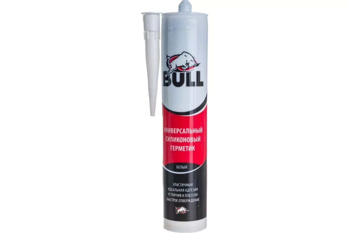 Силикон санитарный белый BULL 280 мл
