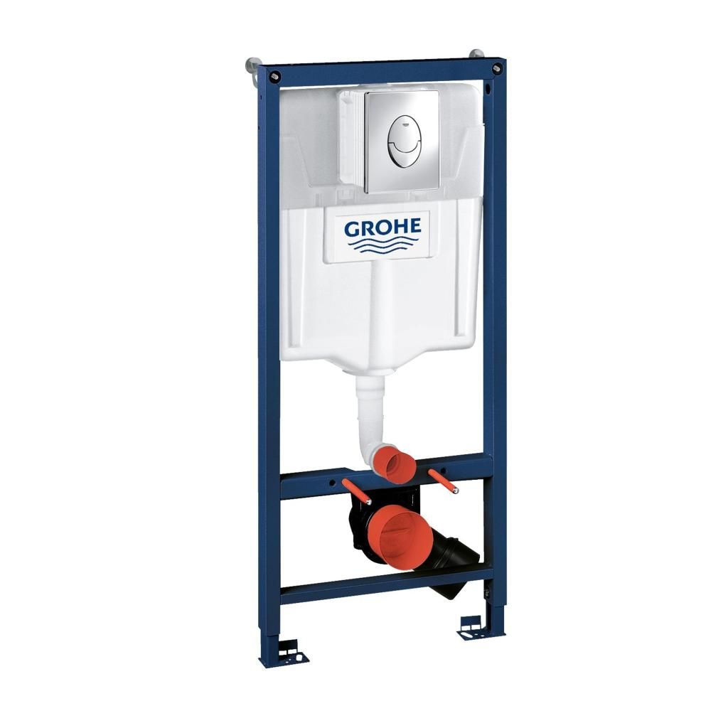 Монтажная система GROHE RAPID SL 38721001 для унитаза, с кнопкой