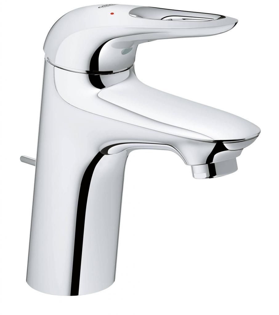 Смеситель для умывальника GROHE EUROSTYLE донный клапан 3/8 23564003