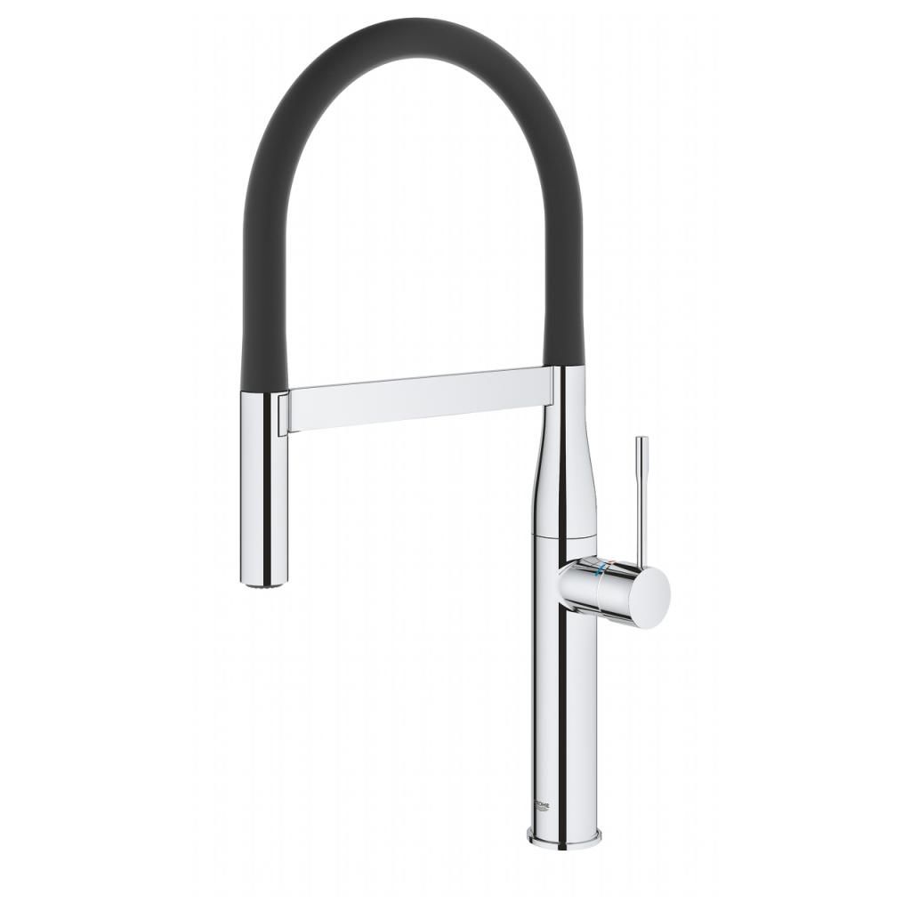 Смеситель для мойки GROHE ESSENCE вытяжной излив, 3/8 с профессиональной лейкой 30294000