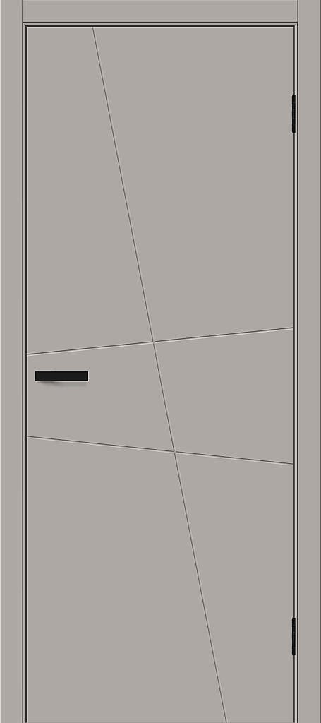Дверь межкомнатная полотно Граффити-7.Премиум эмаль Grey 2000x600 мм