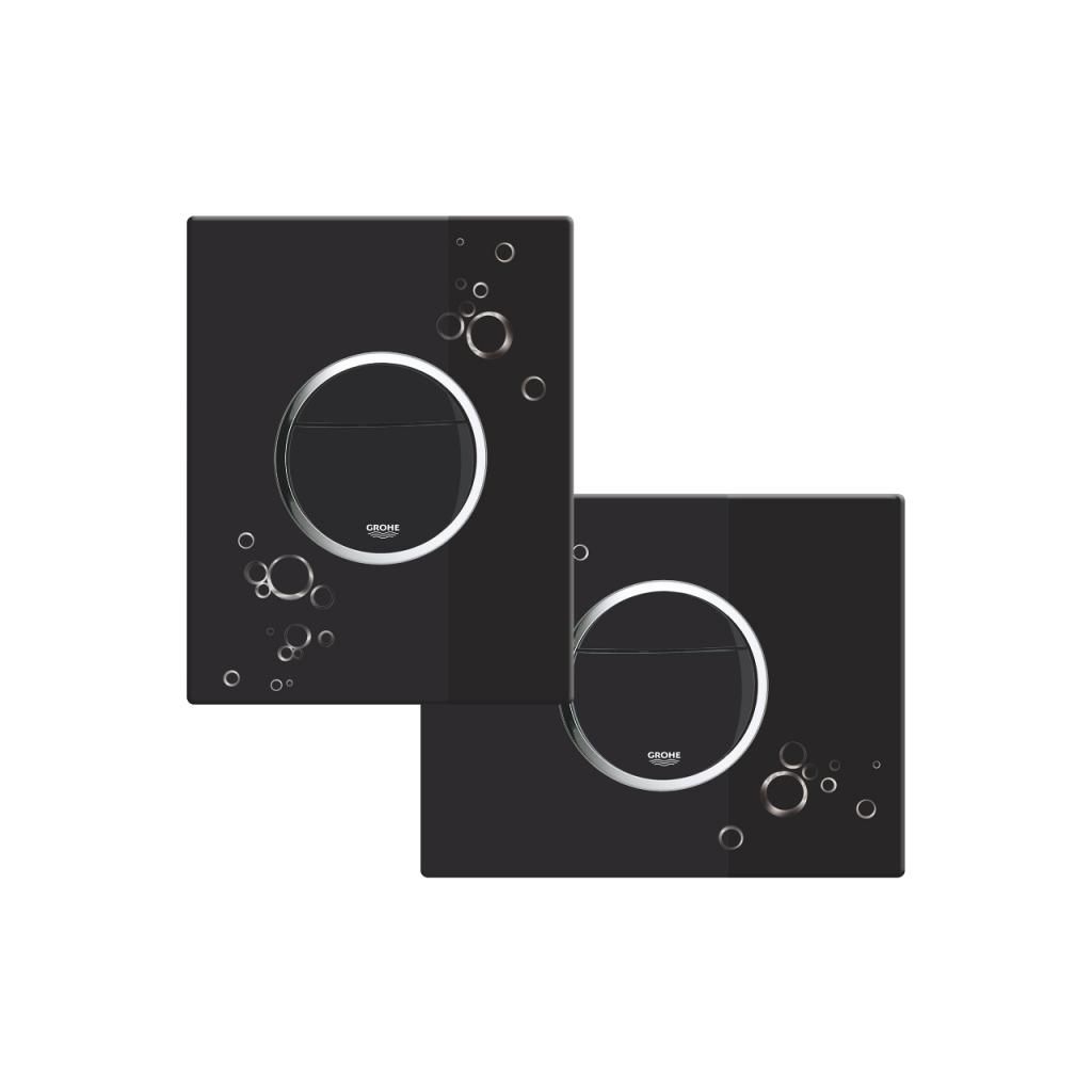 Клавиша двухрежимная GROHE Nova Cosmo 156*197 черый глянец 38847KIO - фото 5