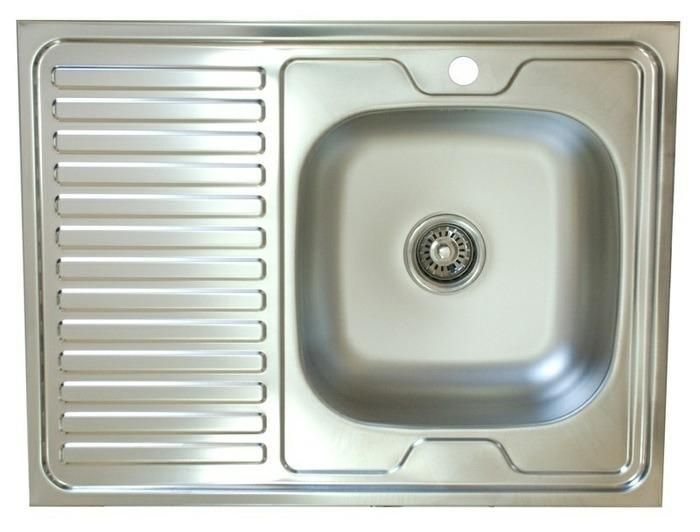 Мойка нержавеющая сталь КромРус 80*60 EC-220М правая 0,6
