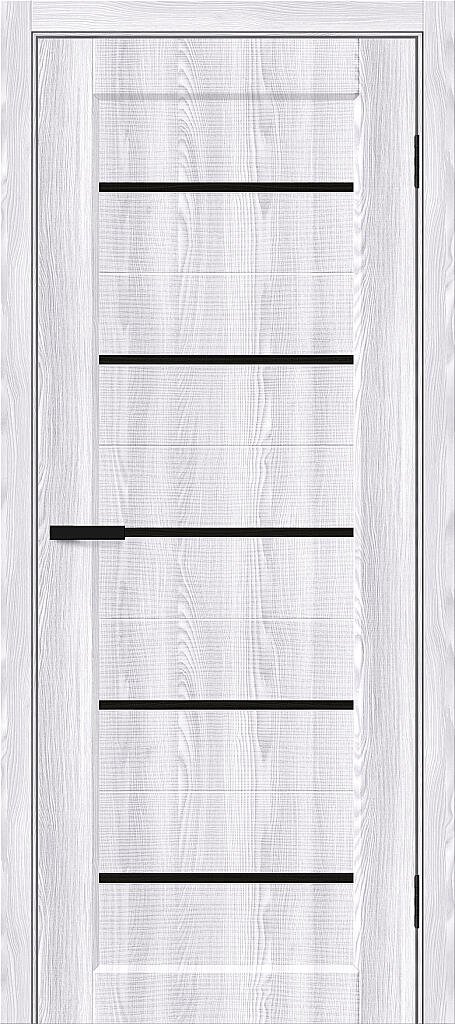 Дверь межкомнатная полотно Мода-22 Black Shine эко шпон Riviera Ice 2000x600 мм