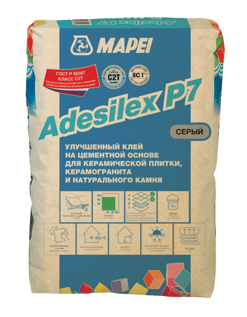 MAPEI ADESILEX P7 Клей на цементной основе белый (25 кг)