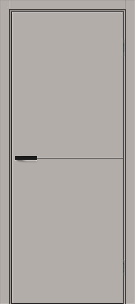 Дверь межкомнатная полотно Браво-0.21.А пэт Grey Silk 2000x700 мм