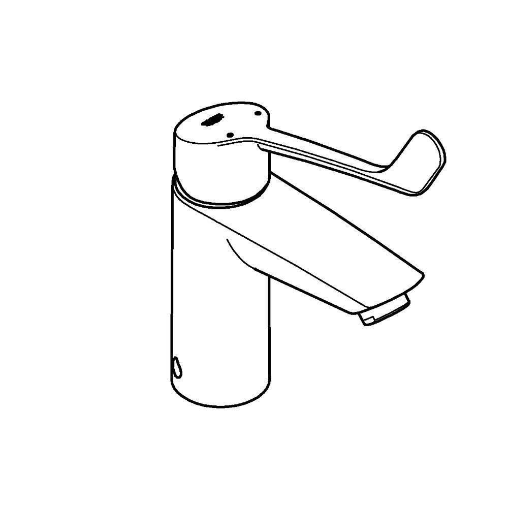 Смеситель для умывальника GROHE EUROSMART 3/8 23984003 - фото 4