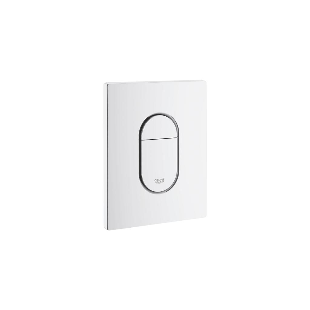 Клавиша двухрежимная GROHE Arena Cosmo 156*197 вертикальная белая 38844SH0 - фото 3