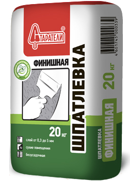 СТАРАТЕЛИ Шпатлевка финишная гипсовая 20 кг