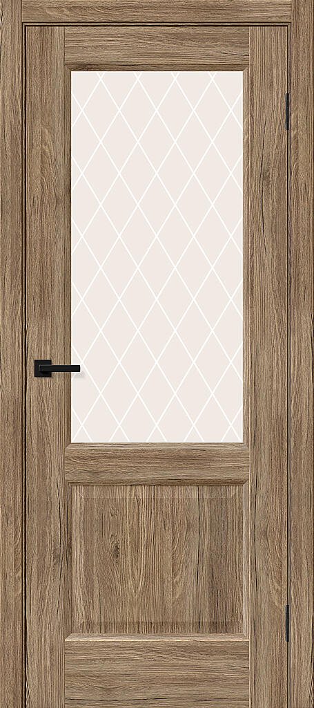 Дверь межкомнатная полотно Неоклассик-33 эко шпон Original Oak 2000x600 мм White Crystal