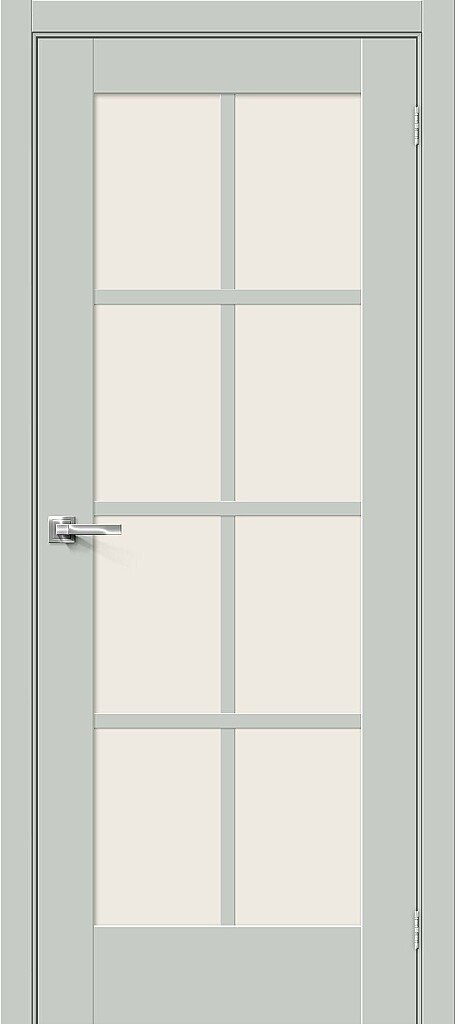 Дверь межкомнатная полотно Прима-11.1 эмалит Grey Matt 2000x700 мм