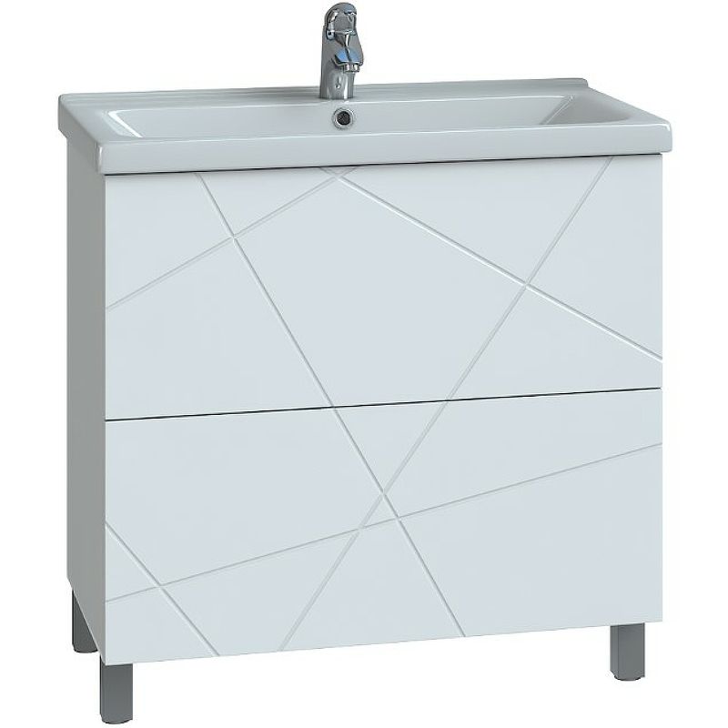 Тумба VIGO GEOMETRY 80 без умывальника, белая tn.GEO.9696.80.2Y