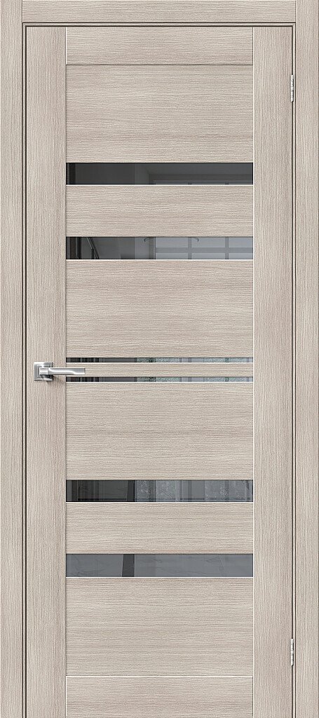 Дверь межкомнатная полотно Порта-30 эко шпон Cappuccino Veralinga 2000x900 мм Mirox Grey