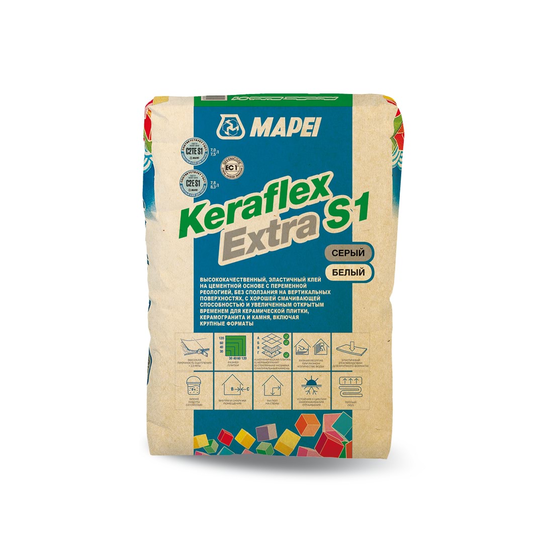 MAPEI KERAFLEX EXTRA S1 Клей на цементной основе серый (25 кг)