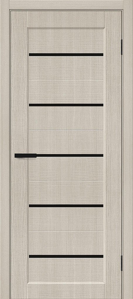 Дверь межкомнатная полотно Мода-22 Black Line эко шпон Cream Melinga 2000x900 мм