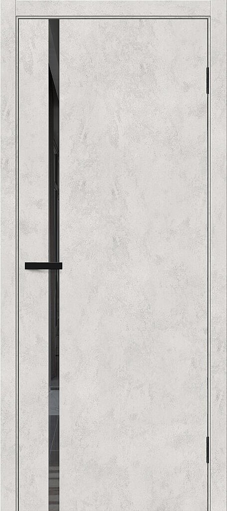 Дверь межкомнатная полотно Браво-0.40.П эко шпон Look Art Mirox Grey 2000x900 мм