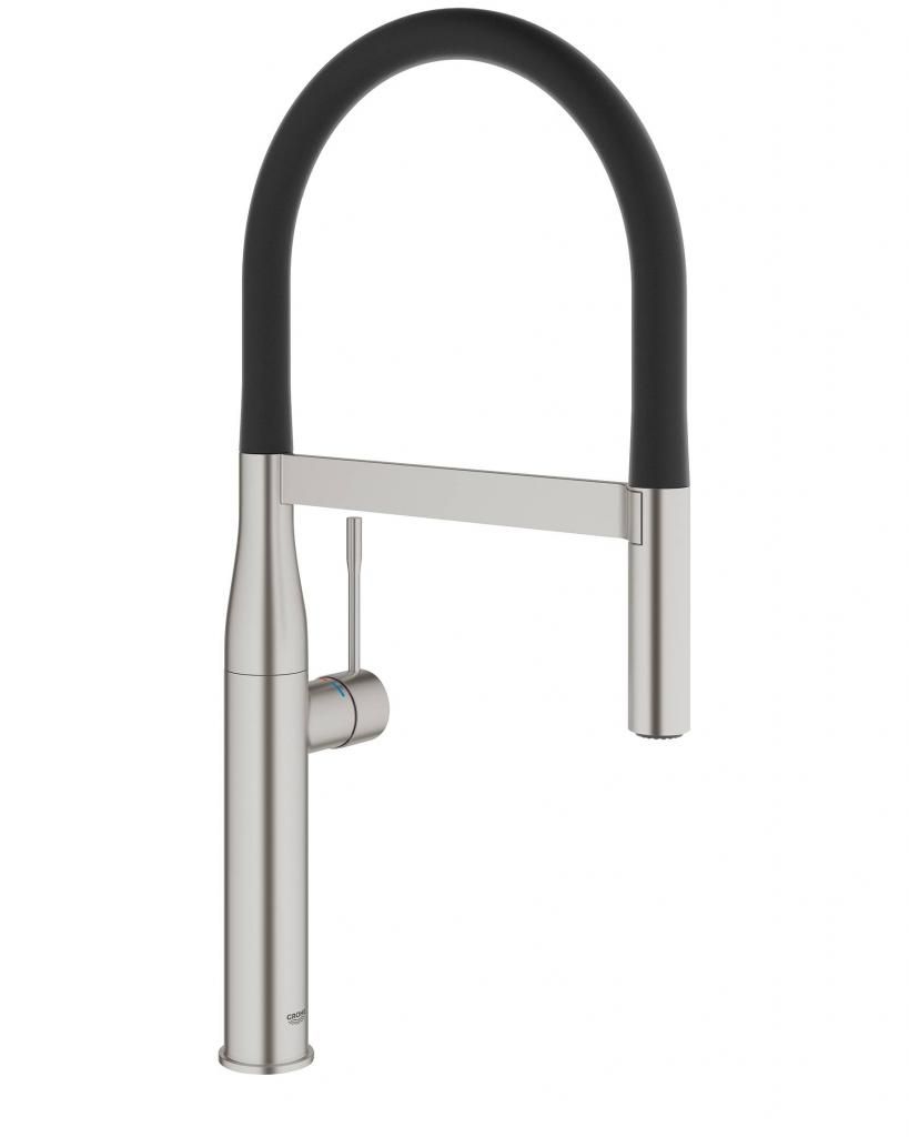 Смеситель для мойки GROHE ESSENCE вытяжной излив, 3/8 с профессиональной лейкой 30294DC0