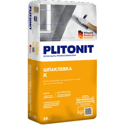 PLITONIT К Шпаклевка на цементной основе, 20 кг
