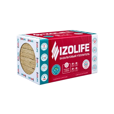 Утеплитель IZOLIFE СТ 40 1200*600*50 мм 8 плит