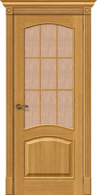 Дверь межкомнатная полотно Вуд Классик-33 шпон Natur Oak 2000x600 мм