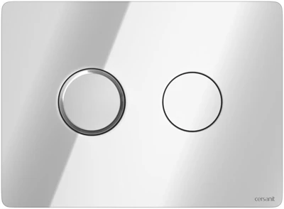 Клавиша двухкнопочная CERSANIT ACCENTO CIRCLE P-BU-ACN-CIR-PN/Cg