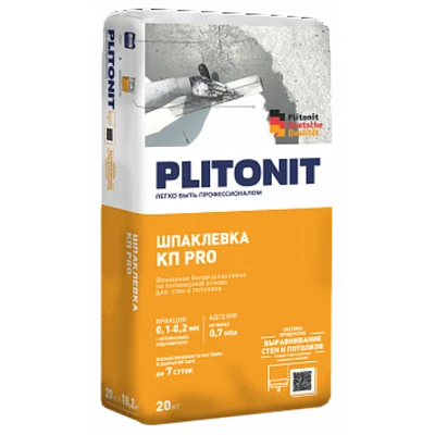 PLITONIT КП PRO Финишная шпаклевка, 20 кг