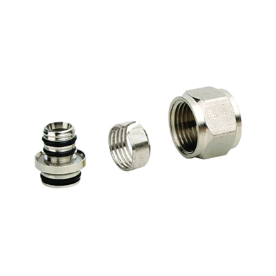 Евроконус для труб PE-X/AL/PE-X зажимной латунь 20x2,0-3/4"ВР RIIFO Omni