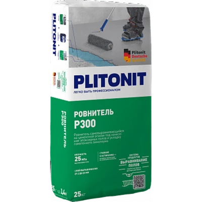 PLITONIT Р300 Ровнитель быстротвердеющий, 25 кг