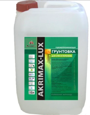 Грунтовка Akrimax-LUX 10 л