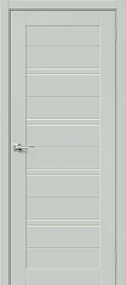 Дверь межкомнатная полотно Браво-28 эмалит Grey Matt 2000x600 мм
